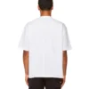 T-shirt med skriftlogo “White/Black” 612966TMVB49040