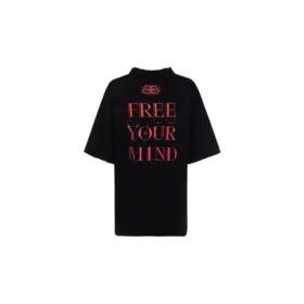 T-shirt med slogan, kortærmet, sort 641532TJV781000 T-shirt med slogan, kortærmet, sort 641532TJV781000
