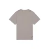 T-shirt med sløret logo, huller, retro-klassisk, korte ærmer, unisex, grå 661705TKVD58174