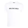 T-shirt med sløret logo “Hvid Sort” 661705TKVD59040