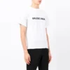 T-shirt med sløret logo “Hvid Sort” 661705TKVD59040