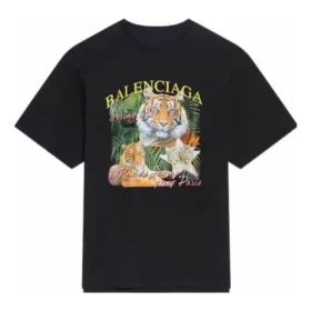 T-shirt med “Year of the Tiger”-logo “Sort” 681314TLVH21000
