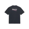 T-shirt til Political Campaign, Large Fit, “Washed Black” 641675TKVJ19034