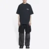 T-shirt til Political Campaign, Large Fit, “Washed Black” 641675TKVJ19034