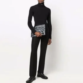 Tætsiddende rullekravesweater “Black” 682003T51751000