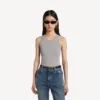 Tanktop til kvinder i gråt Tanktop til kvinder i gråt