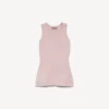 Tanktop til kvinder i støvet rosa