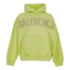 Tape Type Ripped Pocket Hættetrøje Oversized “Fluo Yellow” 744441TOVB17204