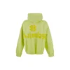 Tape Type Ripped Pocket Hættetrøje Oversized “Fluo Yellow” 744441TOVB17204