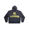 Tape Type Ripped Pocket Hættetrøje Oversized “Navy Blue” 744441TOVB14140