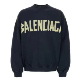 Tape Type sweatshirt med rund hals “Blue” 744701TOVB14140 Tape Type sweatshirt med rund hals “Blue” 744701TOVB14140