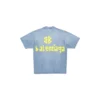 Tape Type T-shirt med tapedesign, medium pasform “Faded Blue” 739784TOVA94530