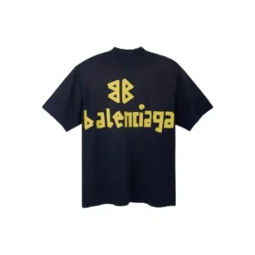 Tape Type T-shirt, medium pasform “Black Faded” 739784TOVA91055