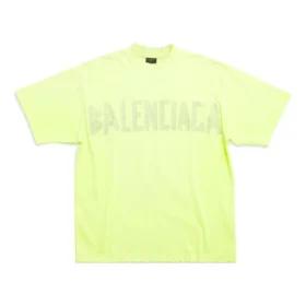 Tape Type T-shirt, medium pasform “Fluo Yellow” 739784TOVA97204