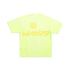 Tape Type T-shirt, medium pasform “Fluo Yellow” 739784TOVA97204