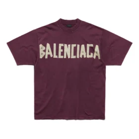 Tape Type T-shirt “Mørkerød” 739784TOVA94029
