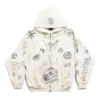 Tat Zip-up Hættetrøje Medium Fit-jakke “Off White Black” 770939TQVK13307