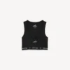 Techwear-bh-tanktop til kvinder i sort Techwear-bh-tanktop til kvinder i sort