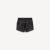 Techwear-træningsshorts til kvinder i sort