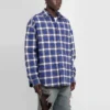 Ternet, polstret flannelskjorte “Blue” 642339TKM274202