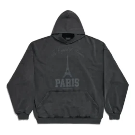 The Capital Of Fashion-hettetrøje, Large Fit “Black Faded” 803265TRVN41048 The Capital Of Fashion-hettetrøje, Large Fit “Black Faded” 803265TRVN41048