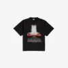 The Door oversized T-shirt til kvinder i sort