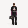 The Door oversized T-shirt til kvinder i sort