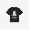 The Door oversized T-shirt til mænd i sort