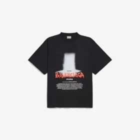 The Door oversized T-shirt til mænd i sort