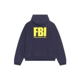 Tigeråret FBI vendbar hættetrøje “Navy” 681472TLVM44084