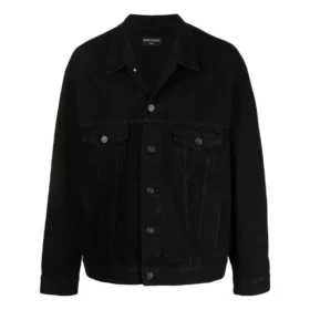 Tøjudlejning Denimjakke i boxy pasform “Black” 675206TEW051105