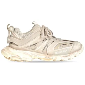 Track 1.0 Sneakers “Bleg beige og hvid mesh og ruskindslignende stof” 542436W3CN29700