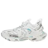 Track 1.0 Sneakers “White Blue Mesh and Nylon Graffiti” 542436W3SRA9014