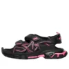 Track-sandal “Black Pink” 617543W3AJ11050
