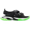 Track-sandaler “Clear Sole Black Green White” 655954W2CC41038