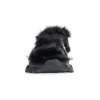 Track-sandaler “Fake Fur Black” 668560W3CQ31000
