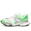 Track Sneakers “Grey Fluo Green” 542023W3AC61391