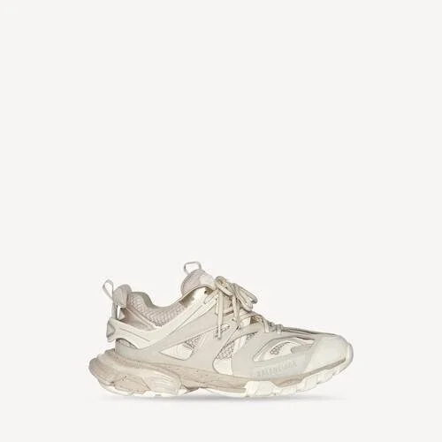 Track-sneakers til kvinder med genanvendt sål i beige Track-sneakers til kvinder med genanvendt sål i beige