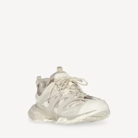 Track-sneakers til kvinder med genanvendt sål i beige