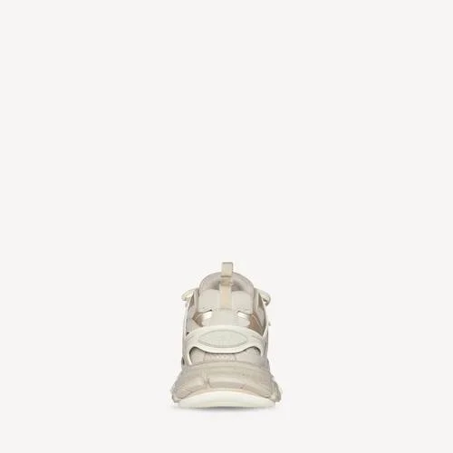Track-sneakers til kvinder med genanvendt sål i beige Track-sneakers til kvinder med genanvendt sål i beige