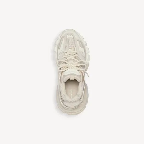 Track-sneakers til kvinder med genanvendt sål i beige Track-sneakers til kvinder med genanvendt sål i beige