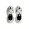 Track Sock Sneakers “Hvid og sort strik og nylon” 736330W3SKC9010