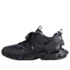 Track Sock Sneakers “Sort og lyselilla strik og nylon” 736328W3SKC1058
