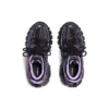 Track Sock Sneakers “Sort og lyselilla strik og nylon” 736328W3SKC1058