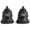 Track Sock Sneakers “Sort og lyselilla strik og nylon” 736328W3SKC1058
