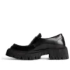 Tractor Loafers-sko “Sort glat kalveskind” 760439WA8E91000