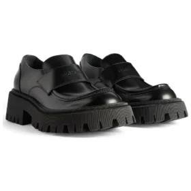 Tractor Loafers-sko “Sort glat kalveskind” 760439WA8E91000