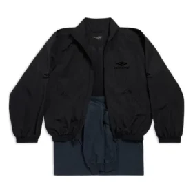 Træningsjakke med lapper “Black” 770500TNQ251000