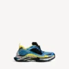 Triple S.2 herresneaker i blå/hvid/gul Triple S.2 herresneaker i blå/hvid/gul