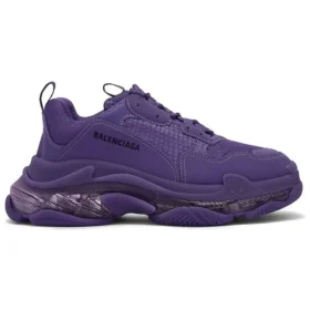 Triple S Clear Sole “Deep Purple” 541624W2GA16910